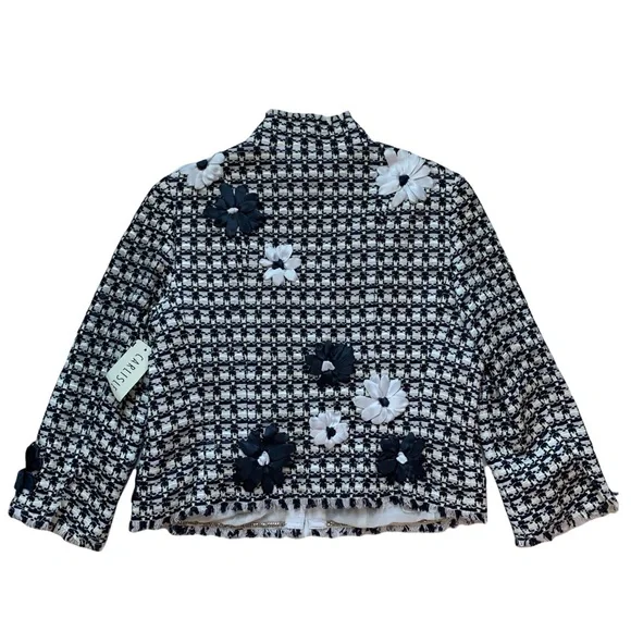 SOLD NWT Carlisle Canton tweed blazer jacket size 14 - Picture 4 of 5